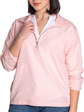 Charles River Apparel Women's Beacon Lightweight Pullover Anorak Windbreaker
